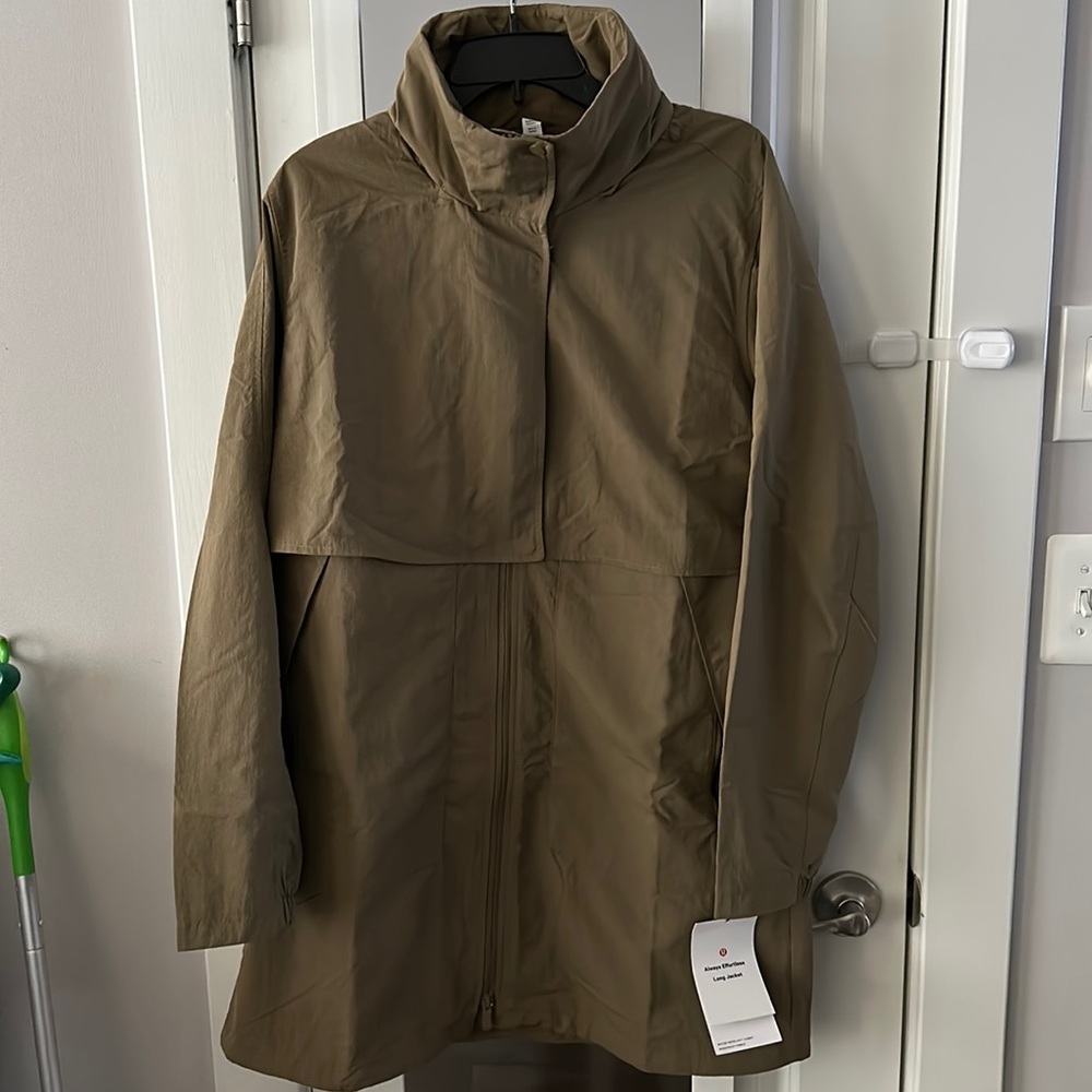 NWT Lululemon Always Effortless Long Jacket size 10